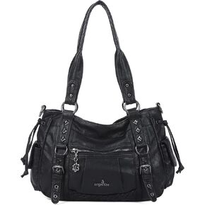 Angel Kiss Shoulder Bag For Women Multi Pocket Retro Hobo Handbags Satchel Tote Bag in Kuwait