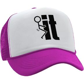 Nukem Em Cap Company Fuck It فرحان مضحك كلاسيكي نمط قابل للتعديل للجنسين قبعة سائق الشاحنة الكبار الفكاهة الخام قبعة في الهواء الطلق in Kuwait