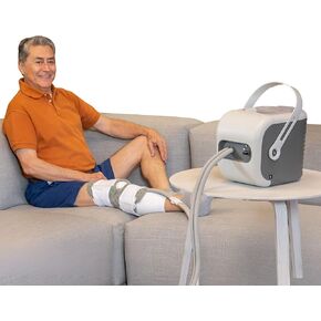 Ossur Cold Rush Therapy Machine System with Ankle Pad - Ergonomic, Adjustable Wrap Pad Included - Quiet, Lightweight Cryotherapy Freeze Kit Pump - Ankle Ice Pack Wrap, Ice Machine for After Surgery in Kuwait