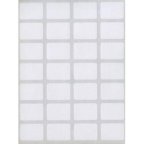 MACO White Rectangular Multi-Purpose Labels, 5/8 x 7/8 Inches, 1000 Per Box (MS-1014) in Kuwait