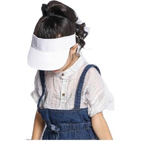 Toddler Sun Visor Girls Age 2-6, Kids Beach Visor Summer UV Protection Sport Cap for 6-12T in Kuwait