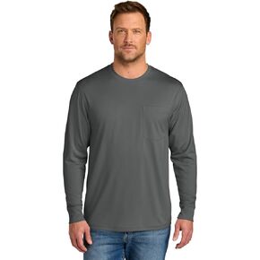 CornerStone Unisex Workwear Pro Long Sleeve Pocket Tee | Lightweight & Moisture Wicking Work Shirt for Men & Women in Kuwait