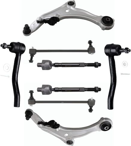 8PCS ASTOU Front Suspension Kit fit for 2009-2014 for Nissan Maxima Lower Control Arm And Ball Joints Outer Inner Tie Rod Ends Sway Bar Links in Saudi Arabia