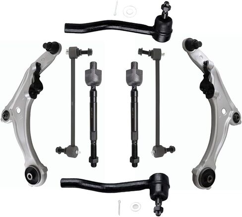 8PCS ASTOU Front Suspension Kit fit for 2009-2014 for Nissan Maxima Lower Control Arm And Ball Joints Outer Inner Tie Rod Ends Sway Bar Links in Saudi Arabia
