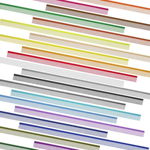 52PCS Book Binding Endbands, 12 Inch 52 Colors Cotton Book Binding Materials Kit for Decor, Colorful Bookbinding Supplies for Books Making Repair Kit in Kuwait