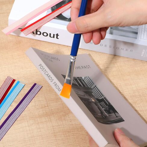 52PCS Book Binding Endbands, 12 Inch 52 Colors Cotton Book Binding Materials Kit for Decor, Colorful Bookbinding Supplies for Books Making Repair Kit in Kuwait