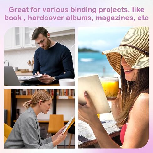 52PCS Book Binding Endbands, 12 Inch 52 Colors Cotton Book Binding Materials Kit for Decor, Colorful Bookbinding Supplies for Books Making Repair Kit in Kuwait