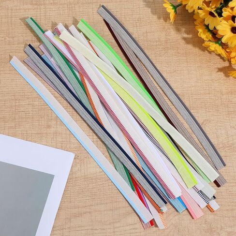 52PCS Book Binding Endbands, 12 Inch 52 Colors Cotton Book Binding Materials Kit for Decor, Colorful Bookbinding Supplies for Books Making Repair Kit in Kuwait