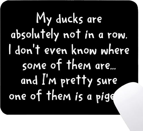 Funny Offices Mouse Pad - Office Decor for Work, Funny Office Desk Accessories, Square Waterproof Non-Slip Rubber Base Humor Mousepad for Computers Home 7.9x9.5 Inch in Saudi Arabia