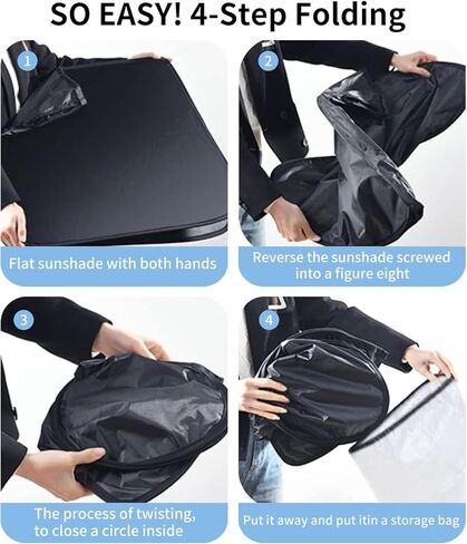 Custom-Fit for Acura Windshield Sun Shade, Car Sunshade Cover UV Block Car Front Window with Foldable Sun Shade Cover Cool Protection Visor, Designed for Acura Accessories (for Acura MDX) in Kuwait