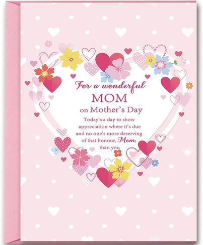 OJsensai Funny Mother's Day Card for Mom, Cute Mom Inquiry Humor Card from Daughter Son, Happy Mothers Day Mom Appreciation Card in Saudi Arabia