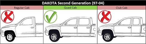JC Whitney Window Regulator Compatible with 1998-2003 Dodge Durango, 2000-2004 Dodge Dakota Crew Cab Pickup (Quad Cab) Front, Passenger Side JD462903 in Saudi Arabia