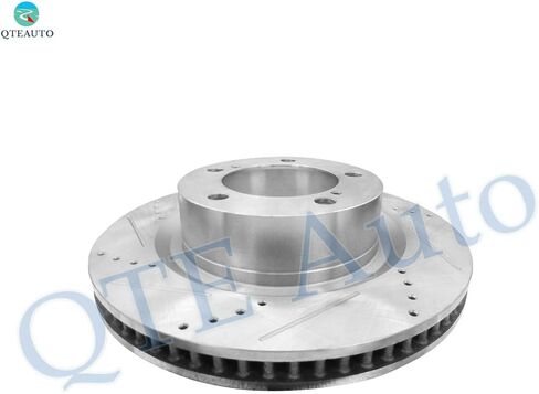 PM Auto Set of 6 Front 355mm Drilled Slotted Brake Disc Rotors-Ceramic Brake Pad Kit Replacement For 2008-2021 Toyota Sequoia in Saudi Arabia