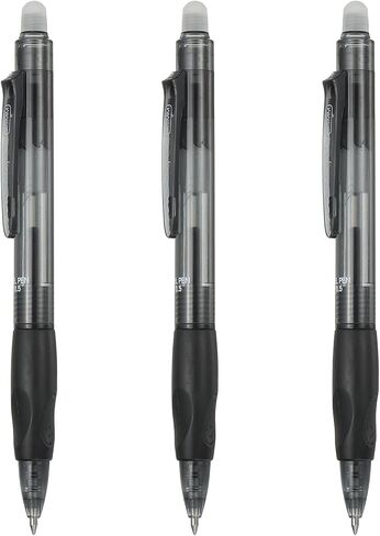 PATIKIL 3Pcs Erasable Gel Pens, 0.5mm Retractable Fine Point Heat Erasable Marking Pen Smooth Writing Fabric Markers for Sewing Drawing Writing Planner, Light Pink Ink in Saudi Arabia