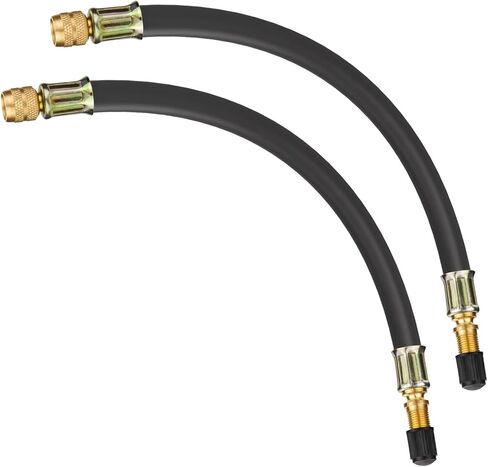 2 PCS Valve Stem Extenders, 11.8 Inch Flexible Extension Tire Valve Adaptor, Automotive Tire Valve Extension Adaptor Compatible for Car Truck Motorcycle Bike Scooter in Saudi Arabia