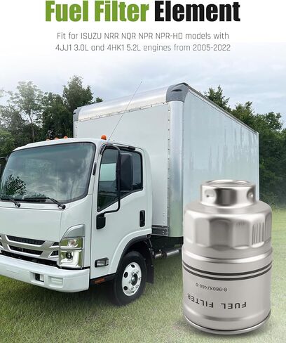 عنصر فلتر الوقود مناسب لمحركات ISUZU NRR NQR NPR NPR-HD 2005-2022 4JJ1 3.0L 4HK1 5.2L، استبدال 8980374810 in Saudi Arabia