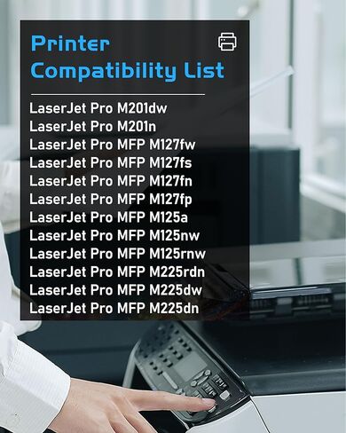 PRESTIGE CARTRIDGE 83A Black Toner Cartridges Replacement for HP83A 83A CF283A 83X CF283X Toner Compatible with HP Laser Jet Pro MFP M125nw M201dw M225dw M201n M125a M127fn M127fw (2 Black) in Kuwait