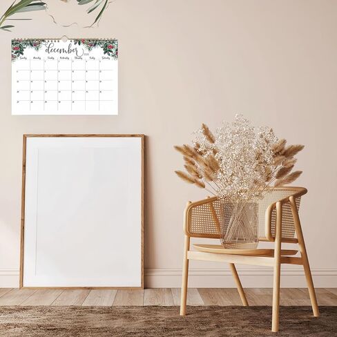 تقويم حائط 2026 - تقويم جداري لمدة 12 شهرًا يناير 2026 - ديسمبر 2026، 28 × 21 سم، تصميم زهور بسيط مبتكر، مناسب للتعليق على الحائط، لتنظيم تخطيط المكاتب المنزلية والمدرسة. in Kuwait