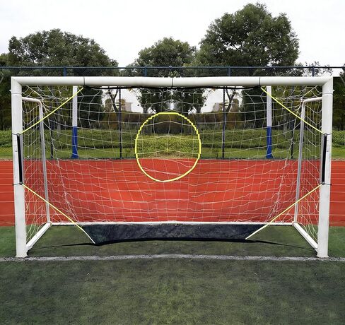 Soccer Goal Target Net with 7 Bright Scoring Target Zones,Soccer Shooting Training Aid, Soccer Training Equipment Accessory (Target net only,Soccer Goal Not Included) in Saudi Arabia
