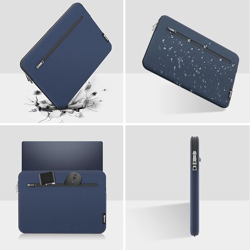 حافظة كمبيوتر محمول Smatree SlimPro مقاس 16 بوصة Lenovo ThinkPad E16 Gen 2/1، حقيبة كمبيوتر محمول Lenovo مع جيب ملحقات سريع الوصول، تصميم زاوية فائقة حاصل على براءة اختراع، أزرق (S619B) in Saudi Arabia