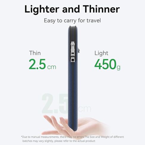 حافظة كمبيوتر محمول Smatree SlimPro مقاس 16 بوصة Lenovo ThinkPad E16 Gen 2/1، حقيبة كمبيوتر محمول Lenovo مع جيب ملحقات سريع الوصول، تصميم زاوية فائقة حاصل على براءة اختراع، أزرق (S619B) in Saudi Arabia
