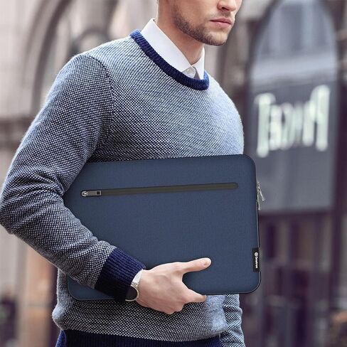 حافظة كمبيوتر محمول Smatree SlimPro مقاس 16 بوصة Lenovo ThinkPad E16 Gen 2/1، حقيبة كمبيوتر محمول Lenovo مع جيب ملحقات سريع الوصول، تصميم زاوية فائقة حاصل على براءة اختراع، أزرق (S619B) in Saudi Arabia