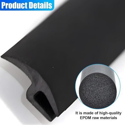 1.7M/5.6Ft Car Windshield Cowl Rubber Seal Strip, Cuttable Auto Front Rear Windshield Seal Strips, Vehicle Weather Stripping Window Door Sealing Molding Trim Strips for SUV Truck (1PC) in Saudi Arabia