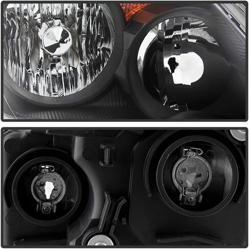 ACANII-For 2005-2006 Honda CRV C-RV المصابيح الأمامية المصابيح الأمامية السوداء JDM نمط استبدال زوج مجموعة السائق والركاب in Kuwait