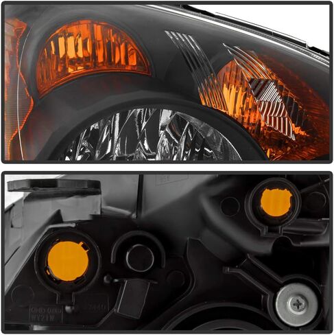 ACANII-For 2005-2006 Honda CRV C-RV المصابيح الأمامية المصابيح الأمامية السوداء JDM نمط استبدال زوج مجموعة السائق والركاب in Kuwait