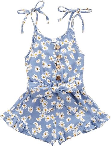 Toddler Girl Clothes Baby Summer Cute Halter Romper 6 Months to 5 Years Old in Kuwait