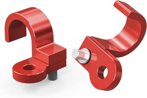 NICECNC Dirt Bike 2PCS Rear Brake Hose Line Clamp Guide Compatible with Honda XR650L 1993-2022 VTR1000F 1998-2005 CR80R 1992-2002 CR85R 2003-2007 CR80RB 1996-2002 CR85RB 2003-2007,See Fitment in Saudi Arabia