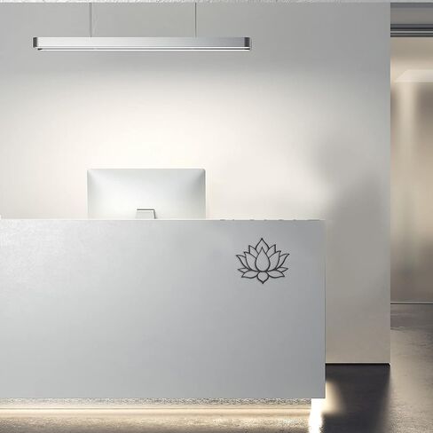 Wakauto Metal Lotus Wall Art Decor, 3D Sculpture Yoga Meditation Wall Sign Hanging Ornament for Home Office Wall Decoration in Saudi Arabia