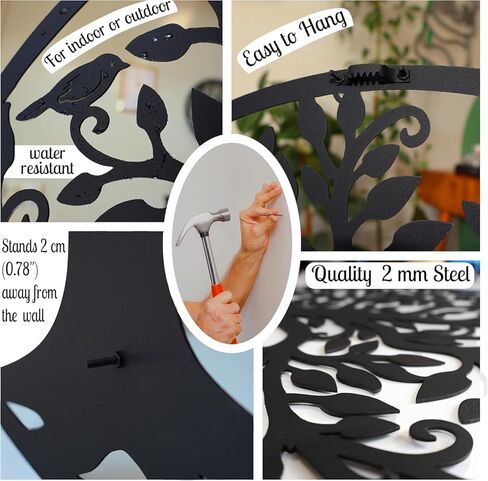 DEKADRON Metal Wall Decor, Horse Family,Home Decoration,Wall Sign, Metal Wall Art, Interior Decoration, Indoor Outdoor Hangings (*30" W x 13" H / 75x33 cm) in Kuwait