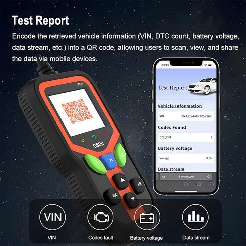 OBD2 Car Scanner Diagnostic Tool, V321 Vehicle Check Engine Fault Code Reader with Reset, Automotive OBD II Diagnostic Scan Tool, Universal for SUV Caravan Sedan in Saudi Arabia