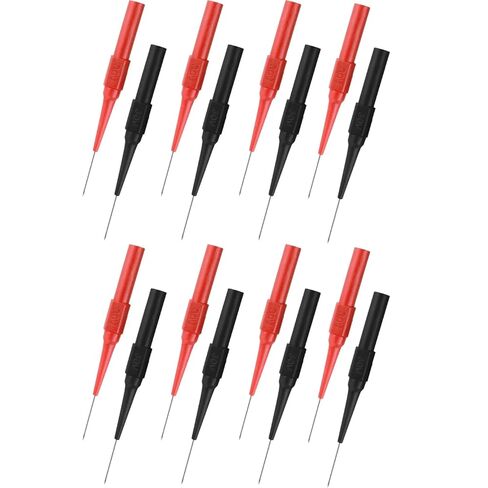 16 Pcs Back Probe Kit, 0.7mm Stainless Steel Non-Destructive Wire Piercing Test Probes, Multimeter Tester Needles for Banana Socket Plug, Automotive Electrical Diagnostics in Kuwait