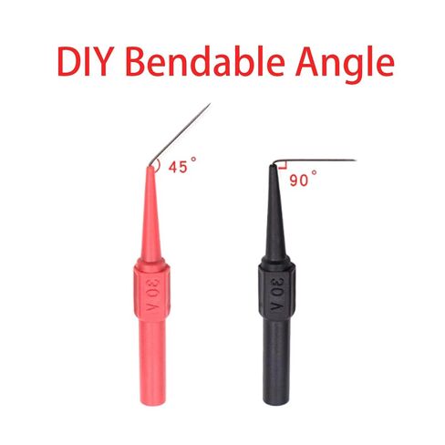 16 Pcs Back Probe Kit, 0.7mm Stainless Steel Non-Destructive Wire Piercing Test Probes, Multimeter Tester Needles for Banana Socket Plug, Automotive Electrical Diagnostics in Kuwait