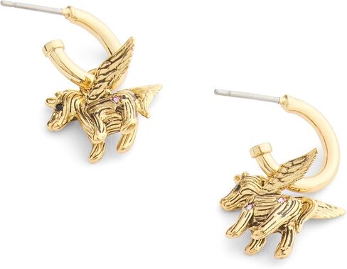 COACH Jewelry Women's Pegasus Charm Huggie Earrings in Saudi Arabia