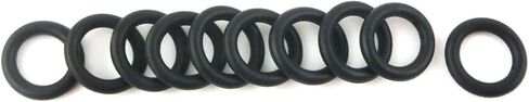 20pcs 3mm Thickness Black O Ring Seal NBR Oil Resistant O-Ring Sealing Gaskets 10/11/12/13/14/15/16/17/18/19/20mm OD Type(17x11x3mm) in Saudi Arabia