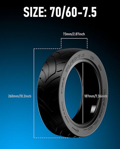 إطار بدون أنابيب ذاتي الغلق مقاس 11 بوصة 70/60-7.5 متوافق مع Segway Ninebot MAX G3، إطار خارجي جيلي غير قابل للانزلاق، عجلة بديلة أصلية، ملحقات أجزاء عجلة الطرق الوعرة in Kuwait