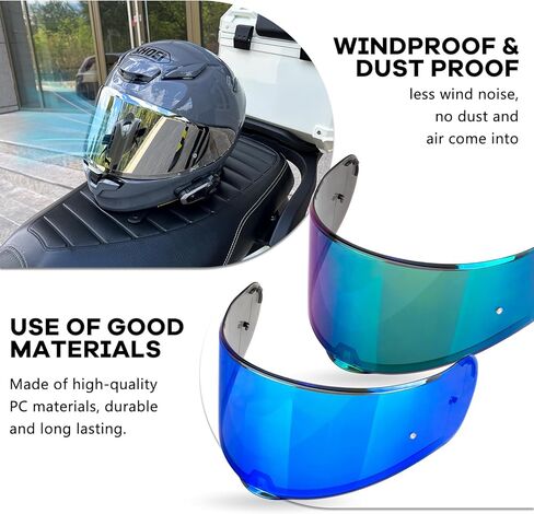 XINGWU Motorcycle Helmet Visor for Sedici Strada 2 Strada 3 LS2 FT2 VECTOR FF801 FF397 with Anti-fog Rainproof Helmet Film Face Shield Motorcycle Helmet Accessories Visor Replacement (Red) in Saudi Arabia