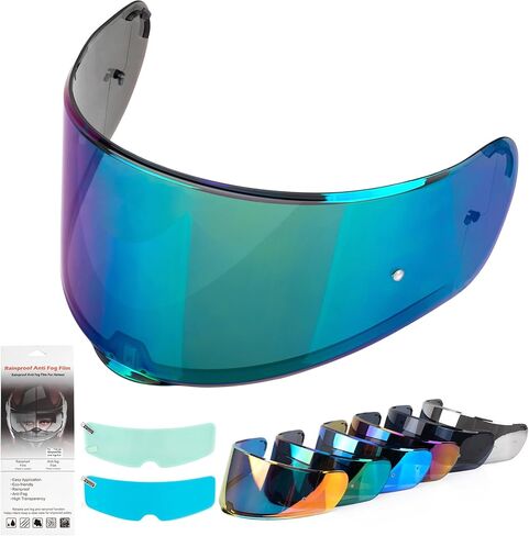 XINGWU Motorcycle Helmet Visor for Sedici Strada 2 Strada 3 LS2 FT2 VECTOR FF801 FF397 with Anti-fog Rainproof Helmet Film Face Shield Motorcycle Helmet Accessories Visor Replacement (Red) in Saudi Arabia