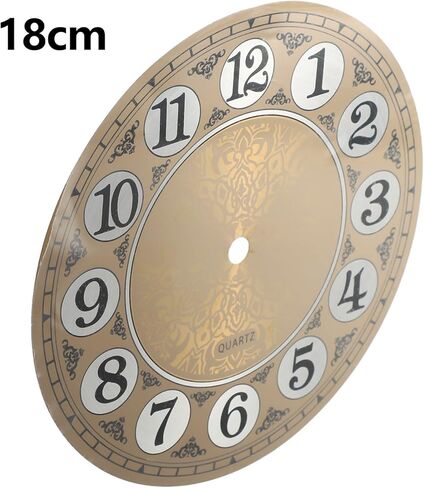 ساعة حائط من الألومنيوم لاستبدال الوجه على مدار الساعة للحرف اليدوية بقطر 7 بوصة وأرقام عربية على مدار الساعة وأجزاء بديلة لوجه الساعة DIY ساعة حائط in Kuwait