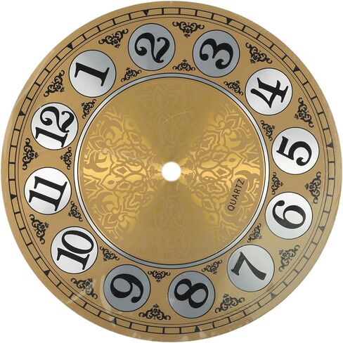 ساعة حائط من الألومنيوم لاستبدال الوجه على مدار الساعة للحرف اليدوية بقطر 7 بوصة وأرقام عربية على مدار الساعة وأجزاء بديلة لوجه الساعة DIY ساعة حائط in Kuwait