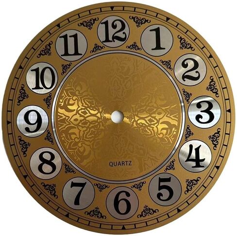 ساعة حائط من الألومنيوم لاستبدال الوجه على مدار الساعة للحرف اليدوية بقطر 7 بوصة وأرقام عربية على مدار الساعة وأجزاء بديلة لوجه الساعة DIY ساعة حائط in Kuwait