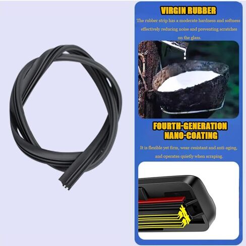 قطعتان من شفرات ممسحة الزجاج الأمامي لسيارة Mercedes Benz GLE Class AMG GLE 63 C292 AMG GLE 63S C292 كوبيه، ماسحات شعاع لجميع المواسم، شفرة ماسحات أمامية مطاطية، أداء هادئ خالٍ من الخطوط، سهلة التركيب in Kuwait