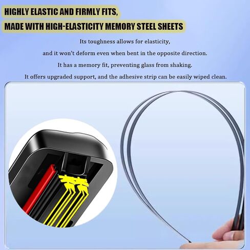 قطعتان من شفرات ممسحة الزجاج الأمامي لسيارة Mercedes Benz GLE Class AMG GLE 63 C292 AMG GLE 63S C292 كوبيه، ماسحات شعاع لجميع المواسم، شفرة ماسحات أمامية مطاطية، أداء هادئ خالٍ من الخطوط، سهلة التركيب in Kuwait