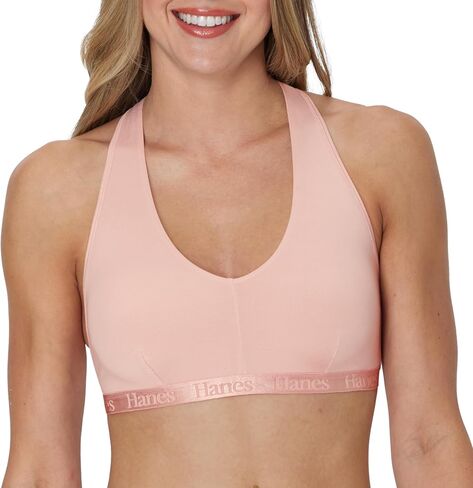 حمالة صدر Hanes Originals Supersoft Racerback للسيدات، فيسكوز من Bamboo Bralette in Kuwait
