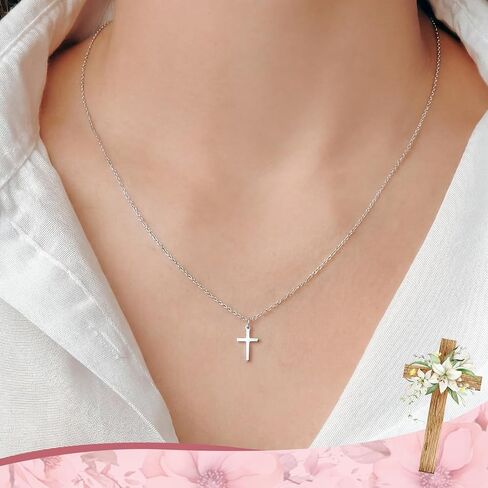 Sureio 24 Sets Christian Faith Cross Necklace for Mother Religious Pendant Necklace Bulk with Vintage Bible Verse Card Inspirational Jewelry Gifts for Mother's Day Easter Mom Women Church Coworker in Saudi Arabia