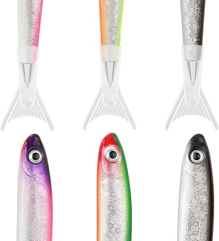 Marine Fish Ballpoint Pen - 3 PCS Novelty Fish Shaped Pens, Cute Fishing Birthday Party Favors Decoration Writing Ballpoint Pens, Novelty Sea Animal Pen for Fishing Party, Office & School Supplies in Saudi Arabia