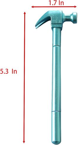 YIKANGHENG 8 Pcs Fine Point Pens, 0.5mm Black Ink Hammer Shape Gel Pens for Office, Study, Gift and Room Decoration (8) in Saudi Arabia
